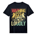 Mens Warning Soccer Dad Will Yell Loudly T-Shirt - Trendy Graphic Unisex - T-Shirt, Sweatshirt, Hoodie
