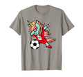 Dabbing Unicorn Peru Soccer Fans Jersey T-Shirt - Aesthetic Graphic Unisex - T-Shirt, Sweatshirt, Hoodie