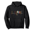 Heartbeat Cassette Tape Hoodie - Streetwear Style Unisex - T-Shirt, Sweatshirt, Hoodie