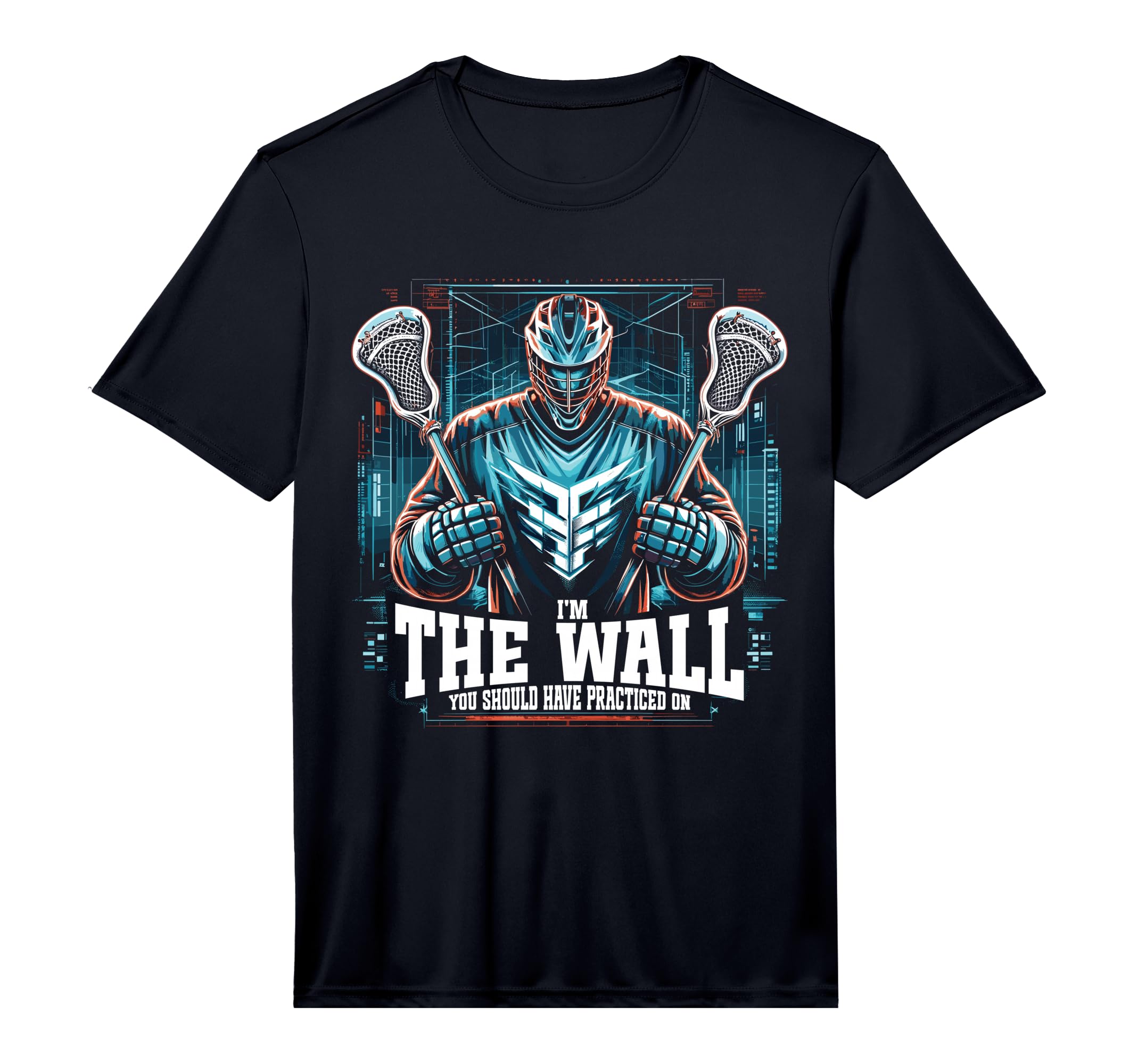 Funny Lacrosse Lacrosse Goalie Lax T-Shirt - Custom Art Print Unisex - T-Shirt, Sweatshirt, Hoodie