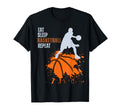 Eat Sleep Basketball Repeat Player T-Shirt - Aesthetic Graphic Men Women - T-Shirt, Sweatshirt, Hoodie