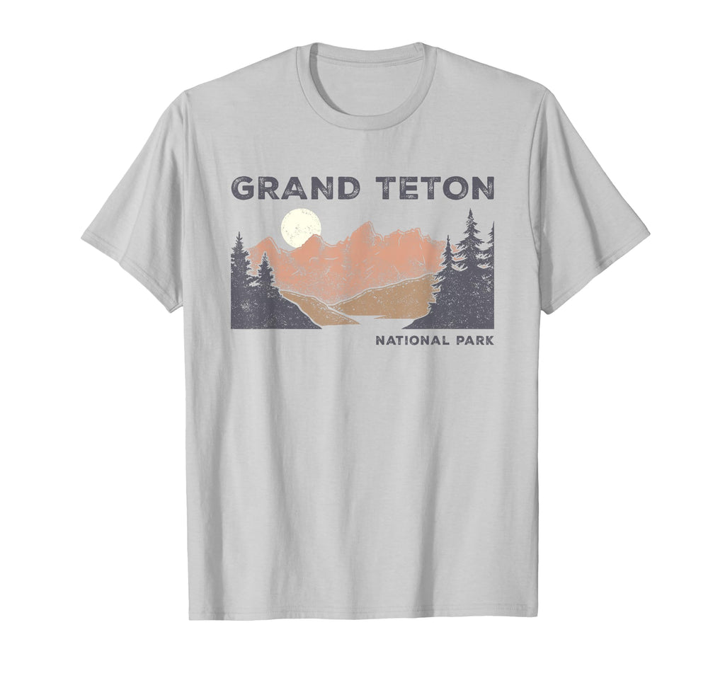 Grand Teton National Park Wyoming T-Shirt - Minimalist Print Men Women - T-Shirt, Sweatshirt, Hoodie