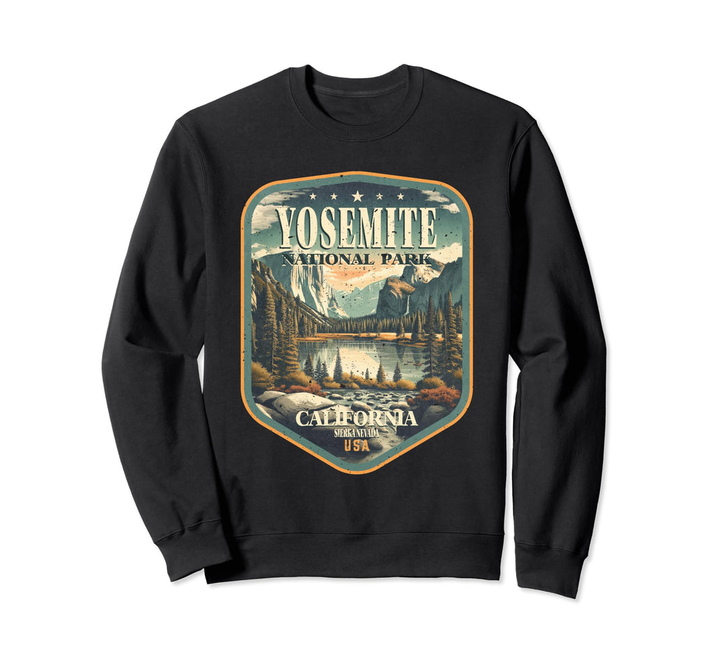 Yosemite National Park California Stars Sweatshirt - Trendy Graphic Unisex - T-Shirt, Sweatshirt, Hoodie