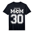 Number 30 Custom Proud Soccer Futbol T-Shirt - Novelty Apparel for Adults - T-Shirt, Sweatshirt, Hoodie