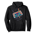 Record Song Lyrics Radio Cassette Hoodie - Minimalist Print Unisex - T-Shirt, Sweatshirt, Hoodie
