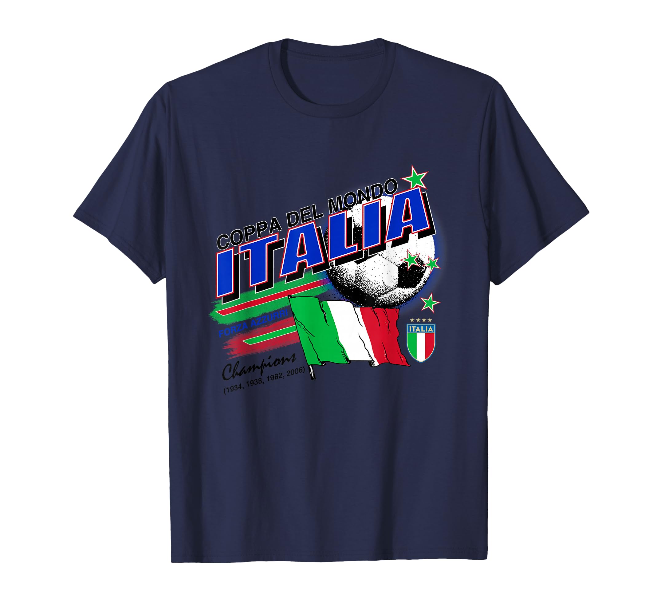 Italy World Cup Football Champions T-Shirt - Custom Art Print for Adults - T-Shirt, Sweatshirt, Hoodie