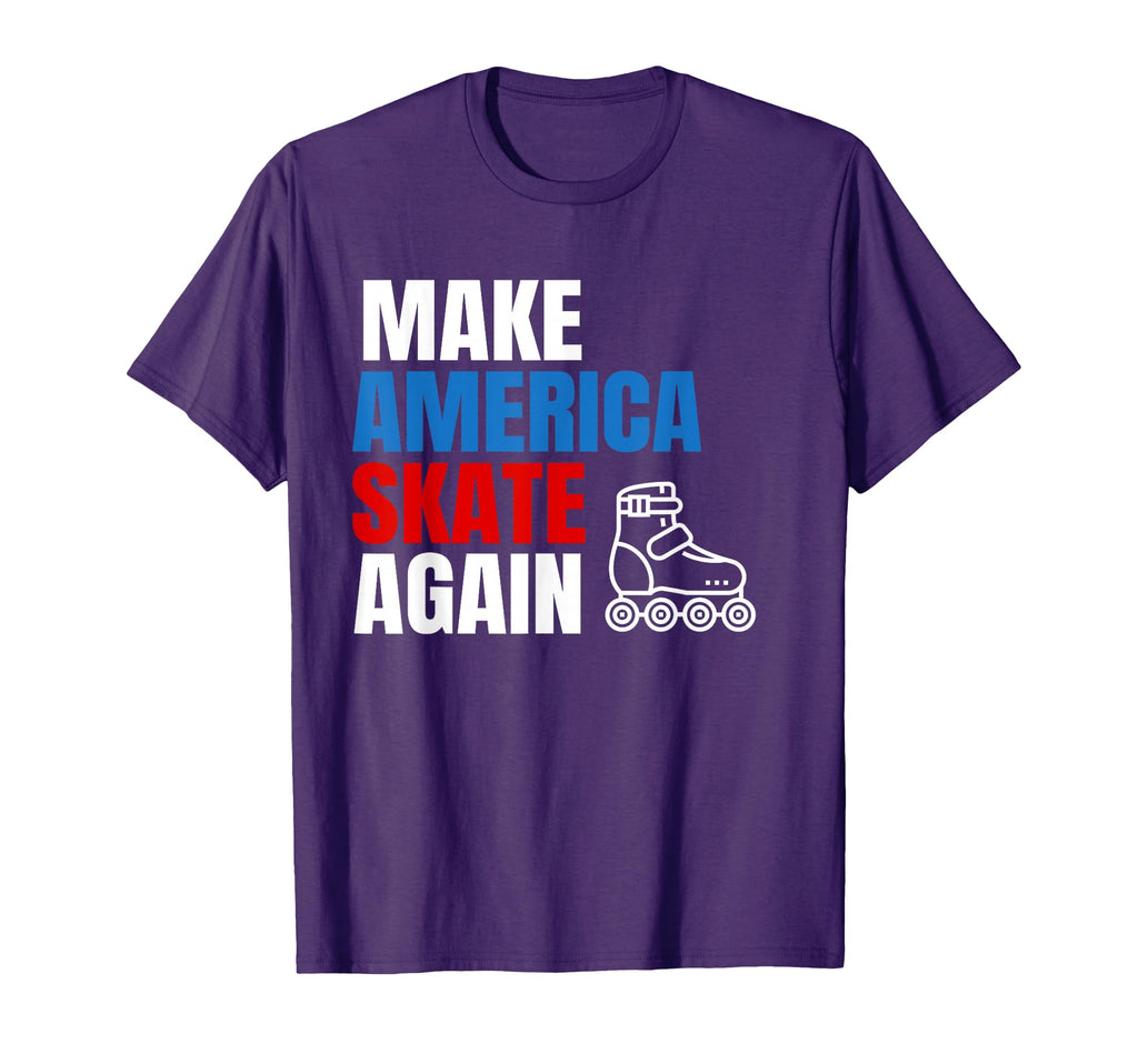 Make America Skate Again Roller Blade T-Shirt - Unique Graphic Unisex - T-Shirt, Sweatshirt, Hoodie