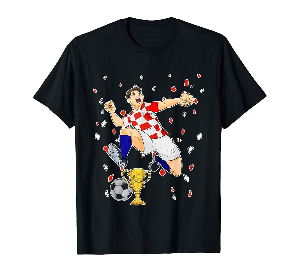 Croatian Soccer Gifts Soccer T-Shirt - Minimalist Print for Adults - T-Shirt, Sweatshirt, Hoodie