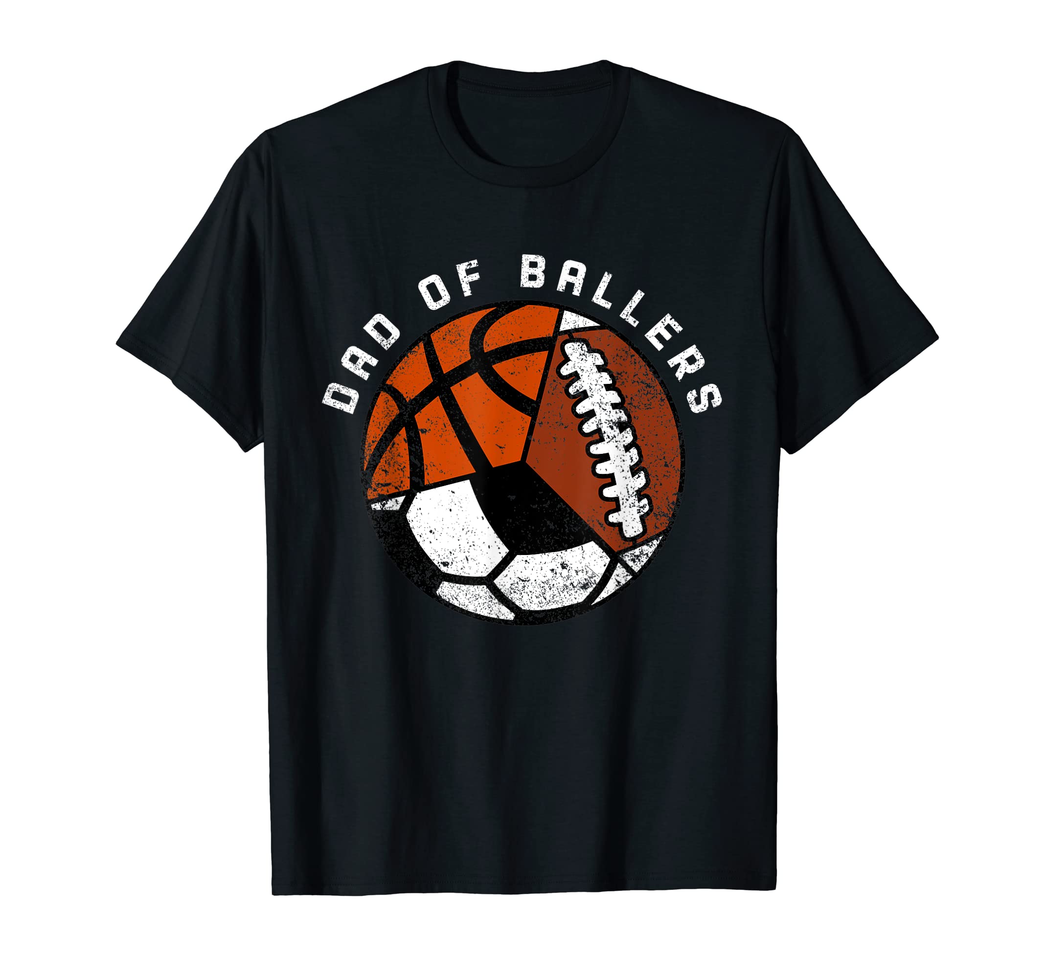 Mens Dad Ballers Funny Soccer T-Shirt - Streetwear Style for Adults - T-Shirt, Sweatshirt, Hoodie
