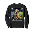 Funny Raccoon Soccer Mama Field I Sweatshirt - Novelty Apparel for Adults - T-Shirt, Sweatshirt, Hoodie