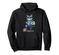 Funny Soccer Cat Cartoon Sports Fan Hoodie - Minimalist Print for Adults - T-Shirt, Sweatshirt, Hoodie