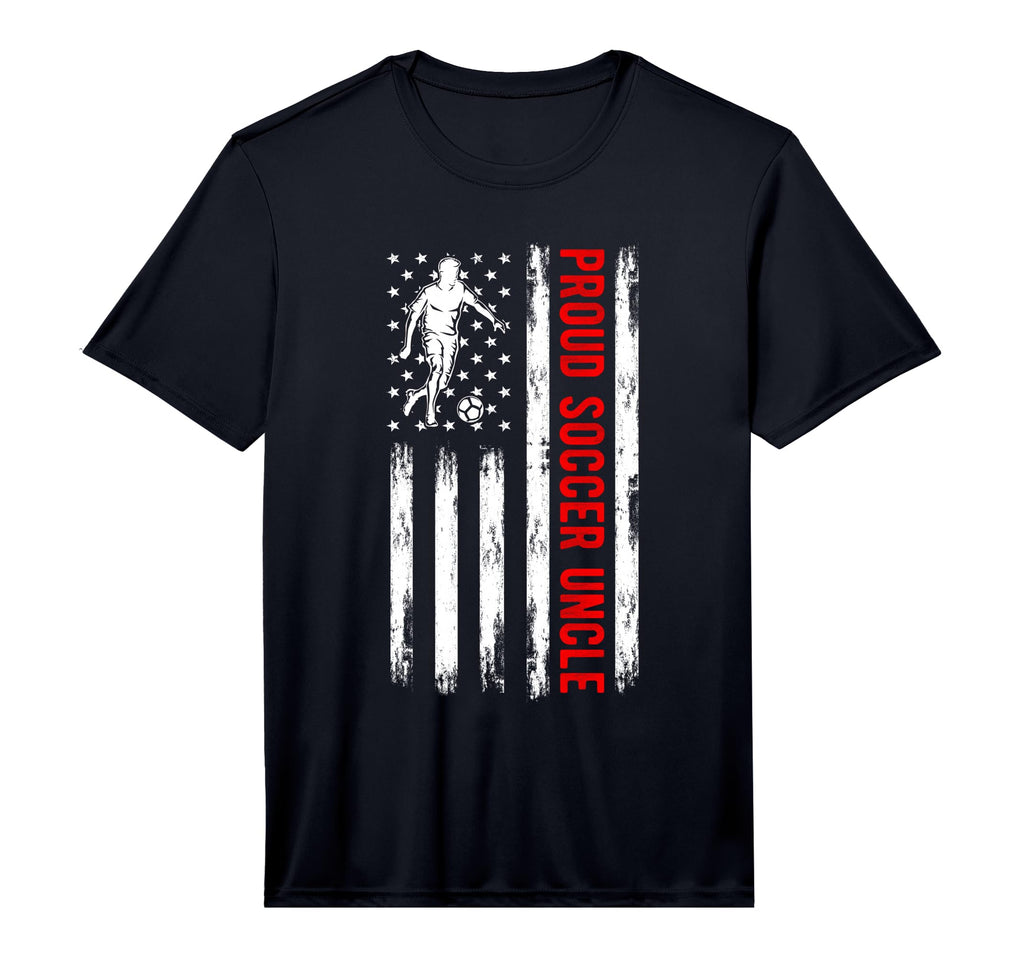 Mens Proud Soccer Uncle Usa Flag T-Shirt - Fun Novelty Design Men Women - T-Shirt, Sweatshirt, Hoodie