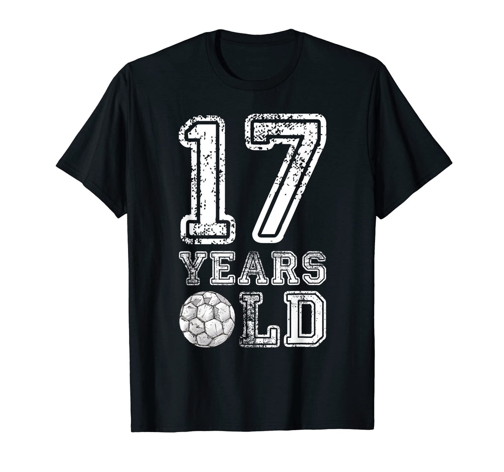 17 Years Old Soccer Sports Birthday T-Shirt - Unique Graphic for Adults - T-Shirt, Sweatshirt, Hoodie