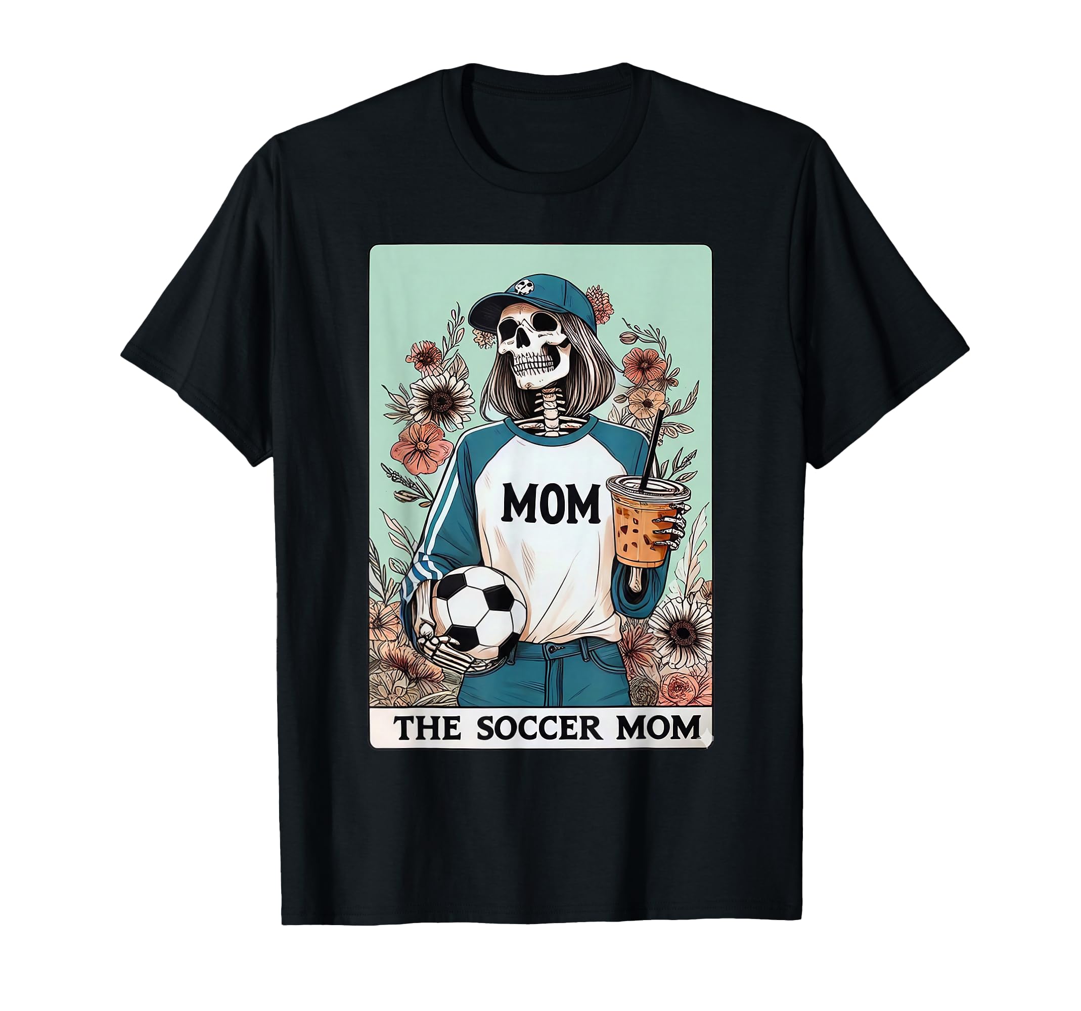 Soccer Mom Tarot Card Halloween T-Shirt - Unique Graphic for Adults - T-Shirt, Sweatshirt, Hoodie