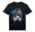 Messy Bun Hair Honduran Soccer T-Shirt - Aesthetic Graphic Men Women - T-Shirt, Sweatshirt, Hoodie