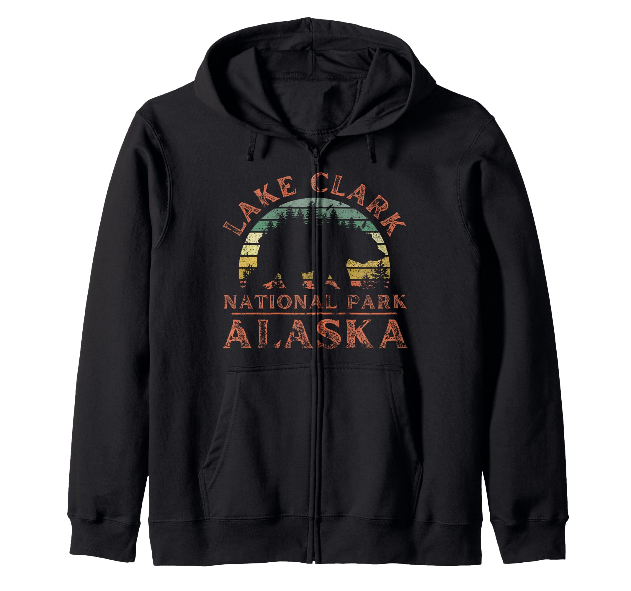 Lake Clark National Park Alaska Sweatshirt - Minimalist Print Men Women - T-Shirt, Sweatshirt, Hoodie