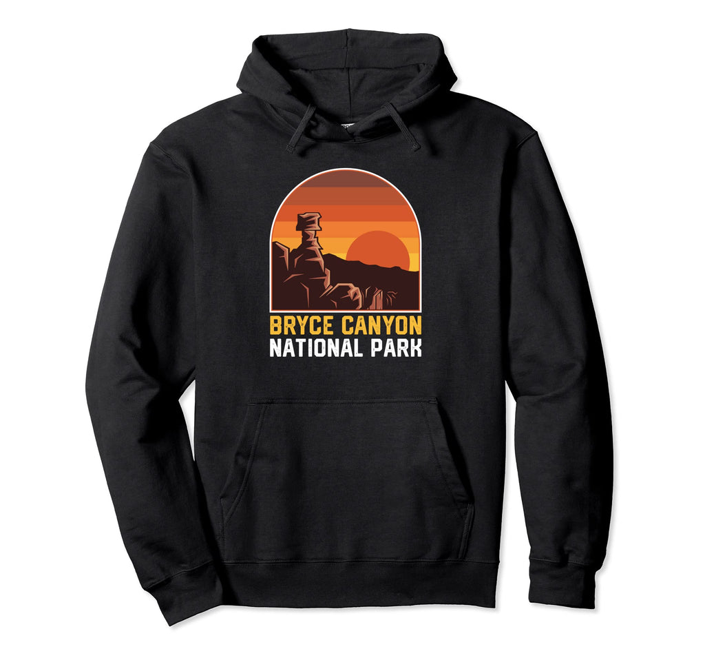 Bryce Canyon National Park Sunset Hoodie - Minimalist Print for Adults - T-Shirt, Sweatshirt, Hoodie