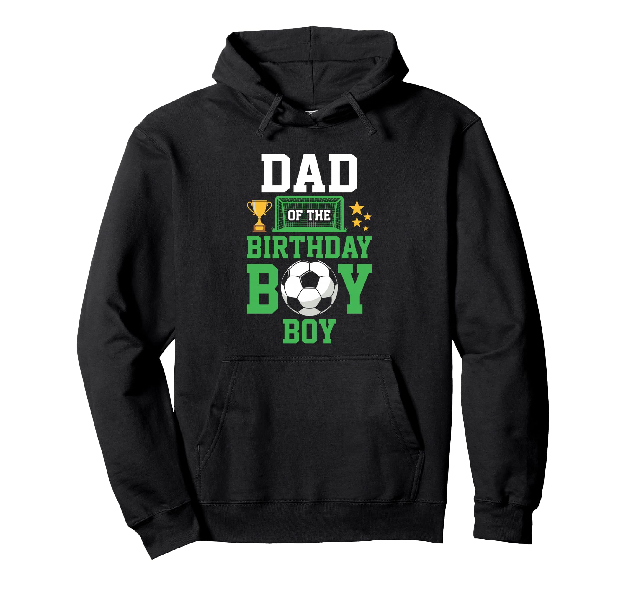 Soccer Dad Birthday Party Soccer Hoodie - Custom Art Print for Adults - T-Shirt, Sweatshirt, Hoodie