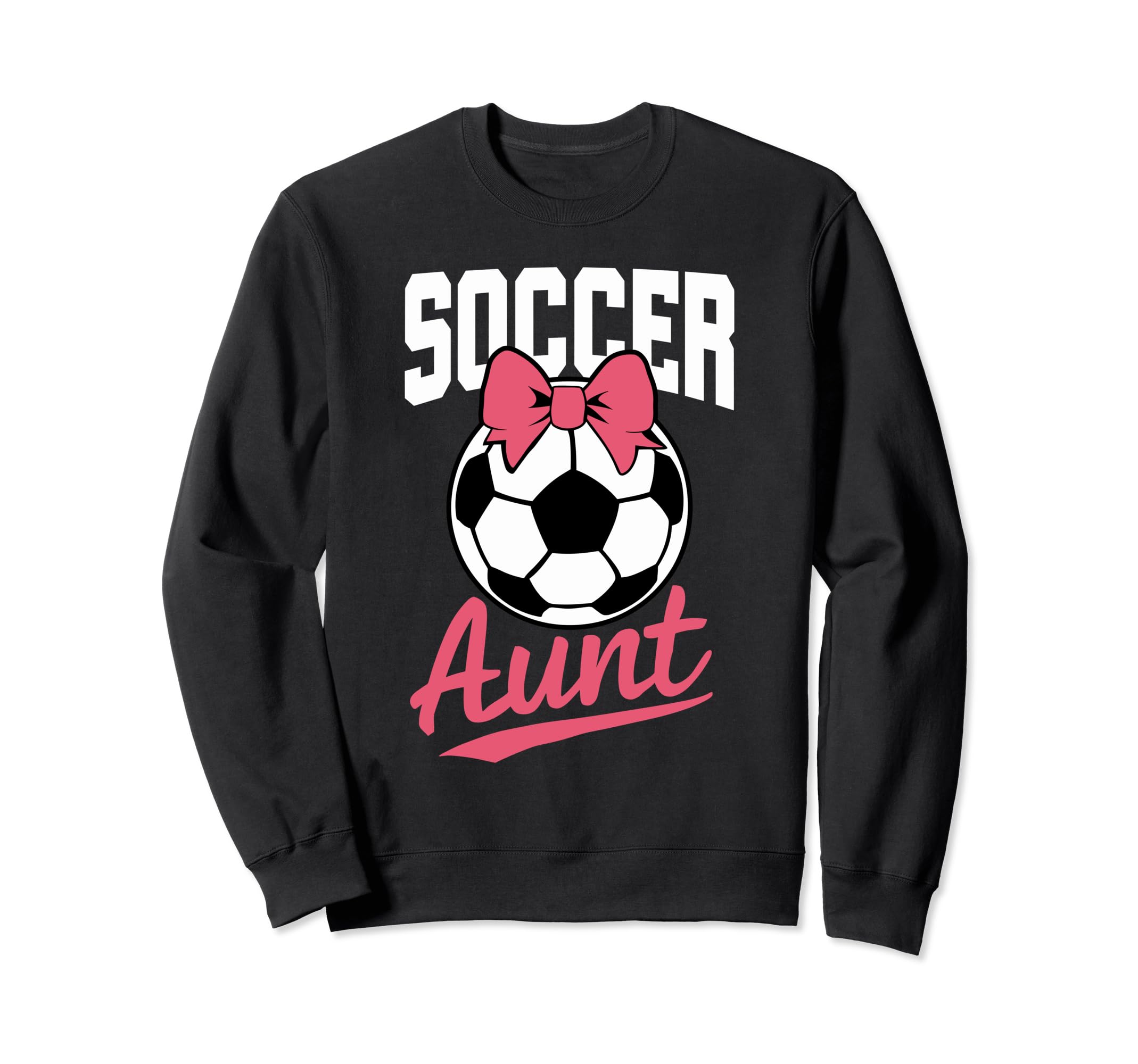 Soccer Aunt Heart Sport Lover Auntie Sweatshirt - Graphic Print for Adults - T-Shirt, Sweatshirt, Hoodie