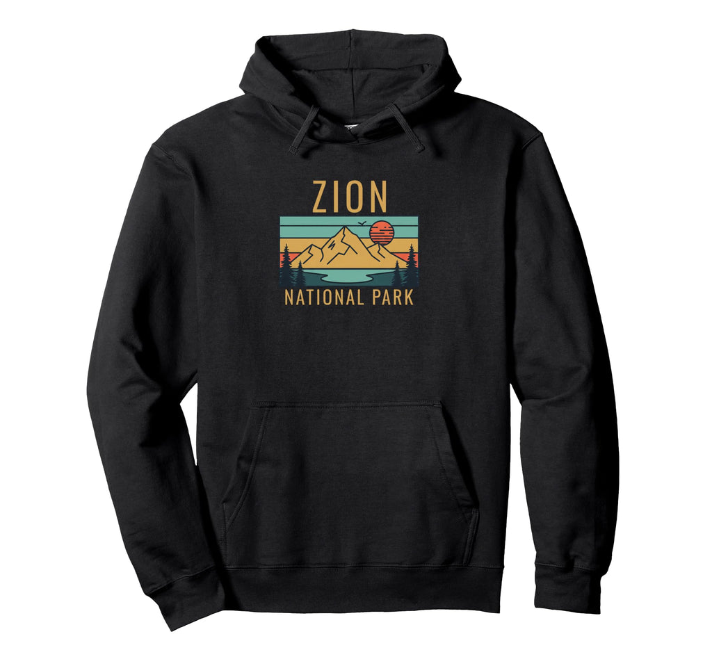 National Parks Zion National Parks Hoodie - Graphic Print for Adults - T-Shirt, Sweatshirt, Hoodie