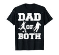 Dad Both Funny Soccer Hockey Dad T-Shirt - Minimalist Print Unisex - T-Shirt, Sweatshirt, Hoodie