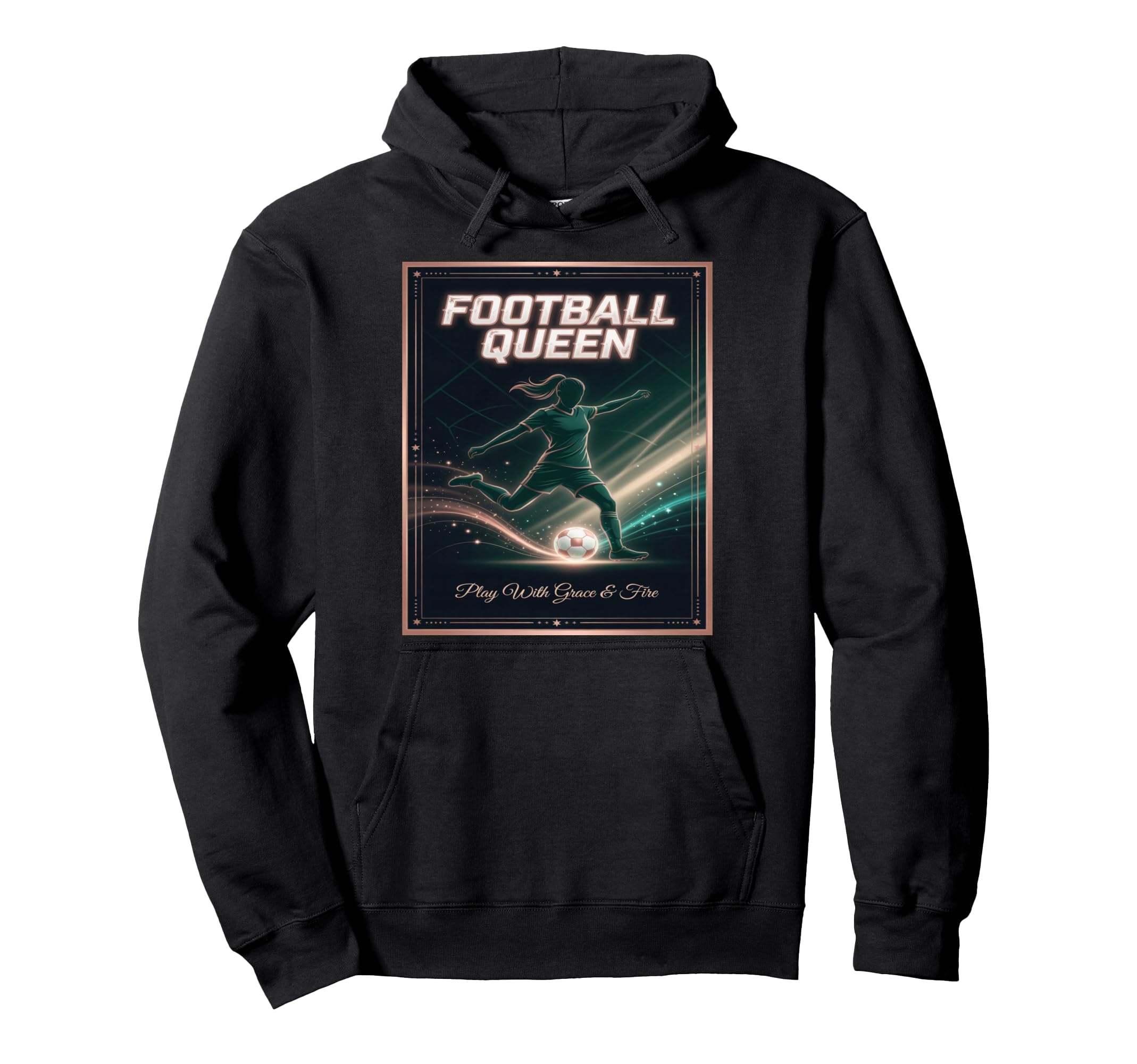 Football Soccer 90 Minutes Strong Energy Hoodie - Custom Art Print Unisex - T-Shirt, Sweatshirt, Hoodie