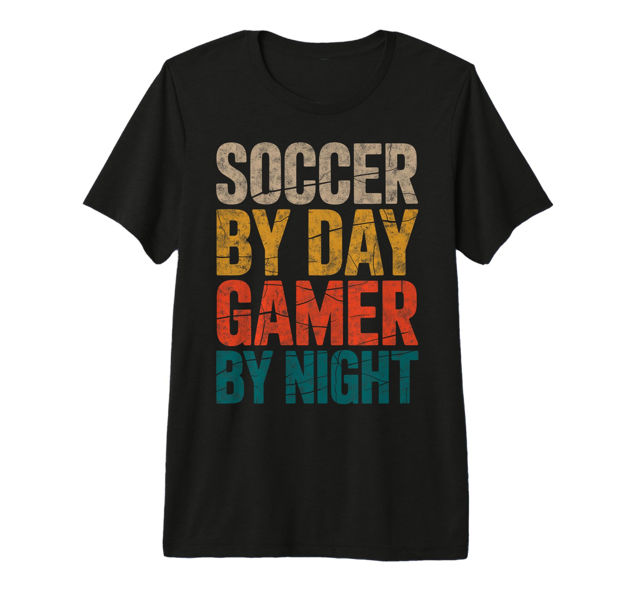 Soccer Day Gamer Night Video Game Soccer T-Shirt - Graphic Print Unisex - T-Shirt, Sweatshirt, Hoodie