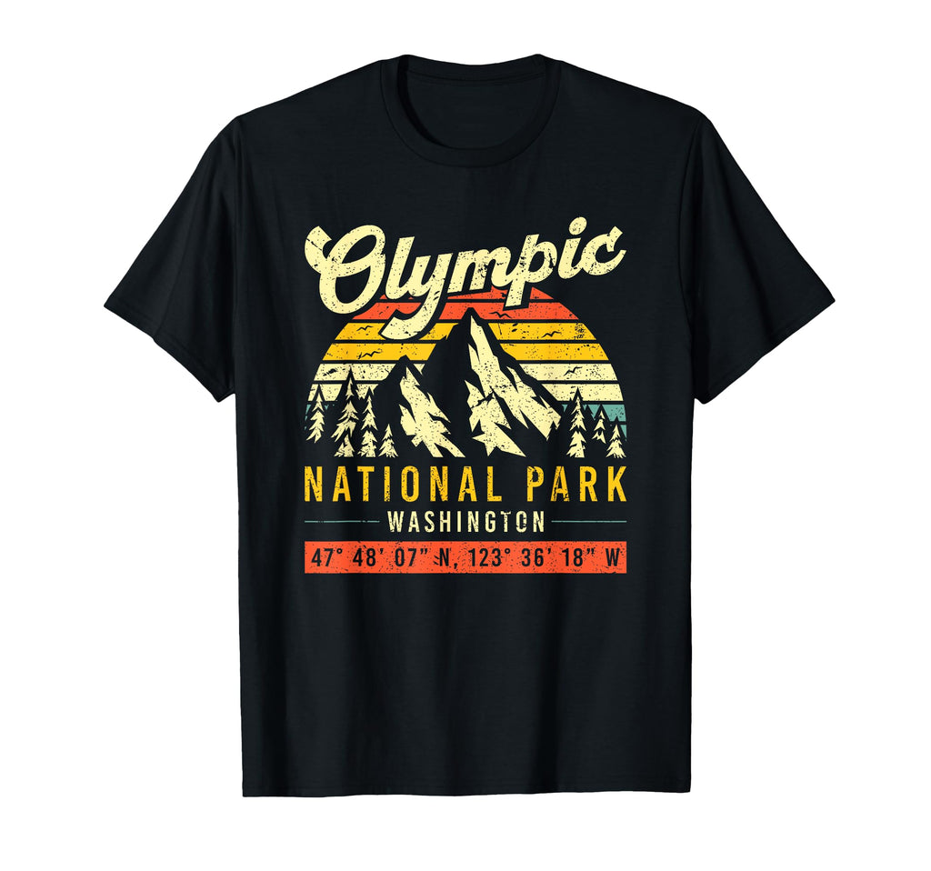 Olympic Washington National Park T-Shirt - Aesthetic Graphic Men Women - T-Shirt, Sweatshirt, Hoodie