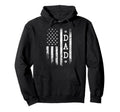 Dad American Flag Dad Gifts Hoodie - Casual Everyday Wear for Adults - T-Shirt, Sweatshirt, Hoodie
