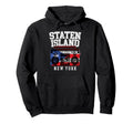 Staten Island New York Nyc Boombox Old Hoodie - Streetwear Style Unisex - T-Shirt, Sweatshirt, Hoodie
