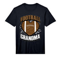 Grandma Football Jersey Gift Pigskin Heart T-Shirt - Unique Graphic Unisex - T-Shirt, Sweatshirt, Hoodie