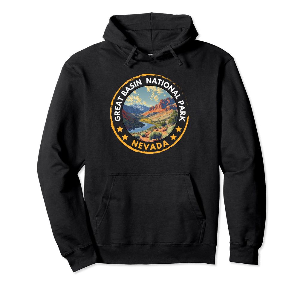 Great Basin National Park Hiking 80S Hoodie - Fun Novelty Design Men Women - T-Shirt, Sweatshirt, Hoodie