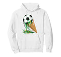 Soccer Ice Cream Dripping Ball Waffle Hoodie - Streetwear Style for Adults - T-Shirt, Sweatshirt, Hoodie