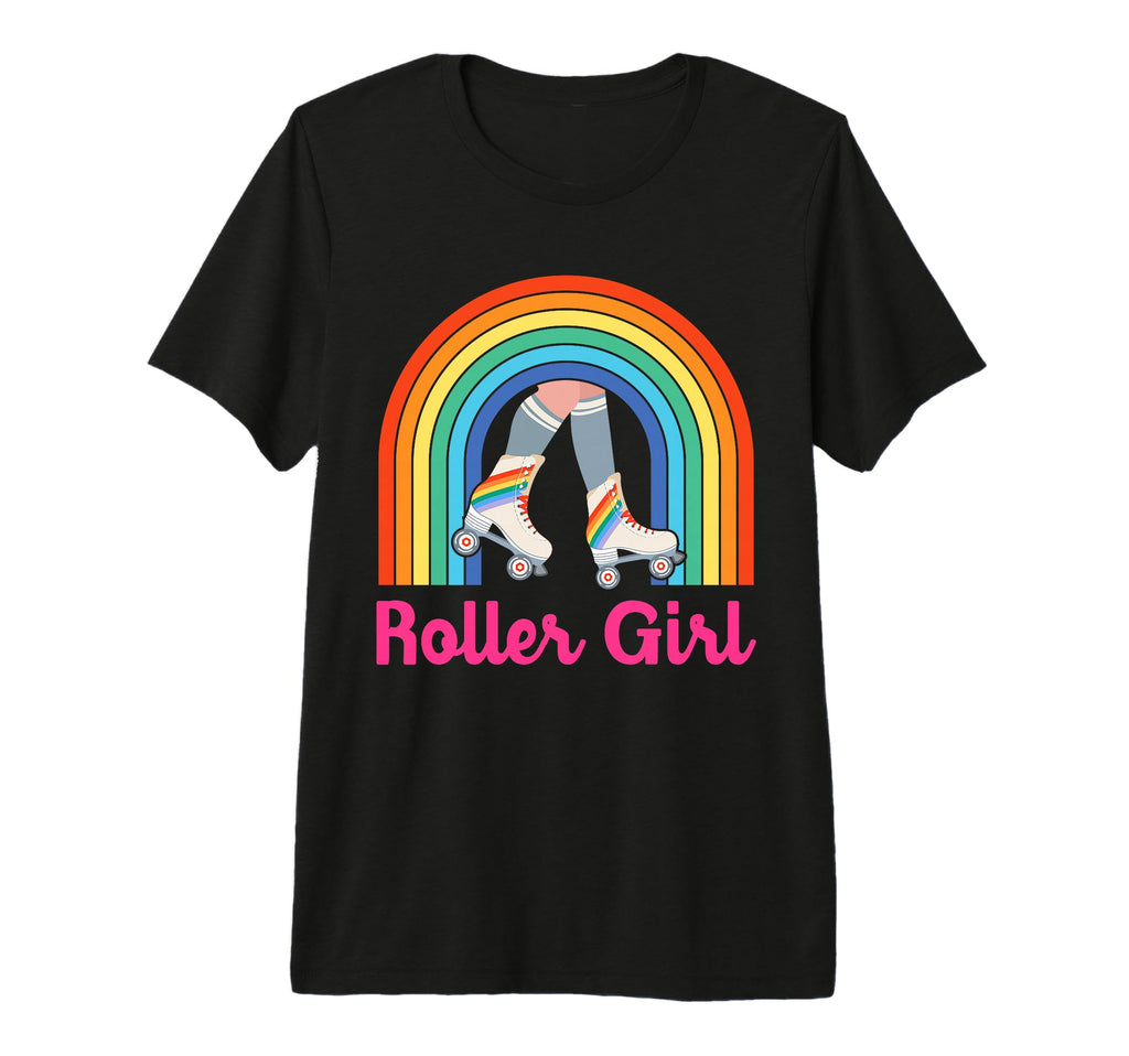 70S 80S Skating Roller Skates Tri T-Shirt - Aesthetic Graphic Men Women - T-Shirt, Sweatshirt, Hoodie