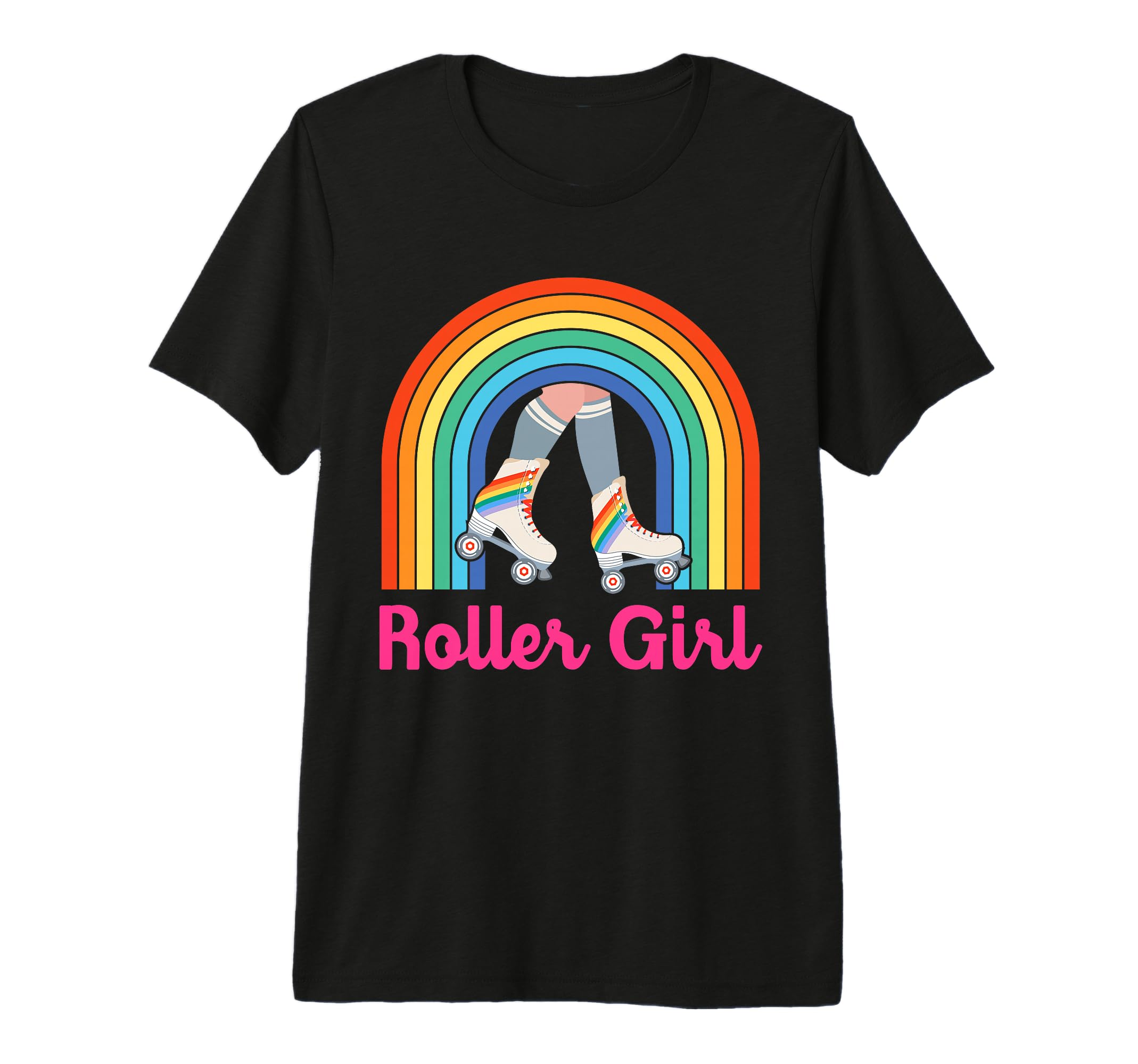 70S 80S Skating Roller Skates Tri T-Shirt - Aesthetic Graphic Men Women - T-Shirt, Sweatshirt, Hoodie