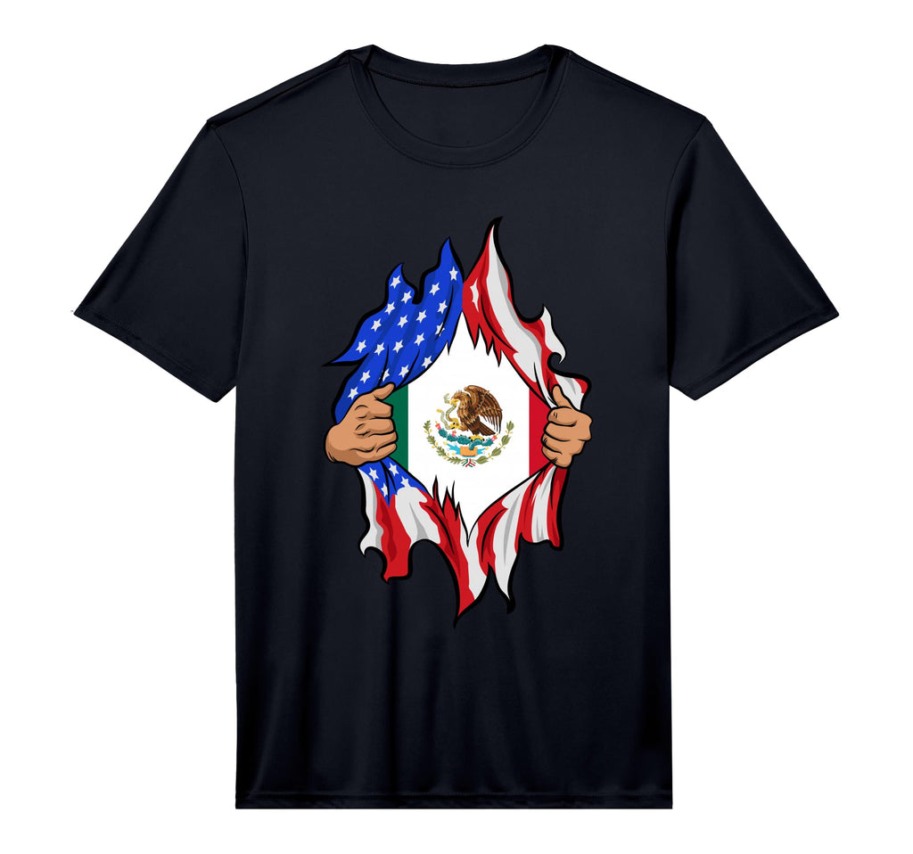 Mexican Blood Inside Me Proud Mexico T-Shirt - Custom Art Print for Adults - T-Shirt, Sweatshirt, Hoodie