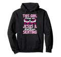 Runs Jesus And Roller Skating Rollerskate Hoodie - Streetwear Style Unisex - T-Shirt, Sweatshirt, Hoodie