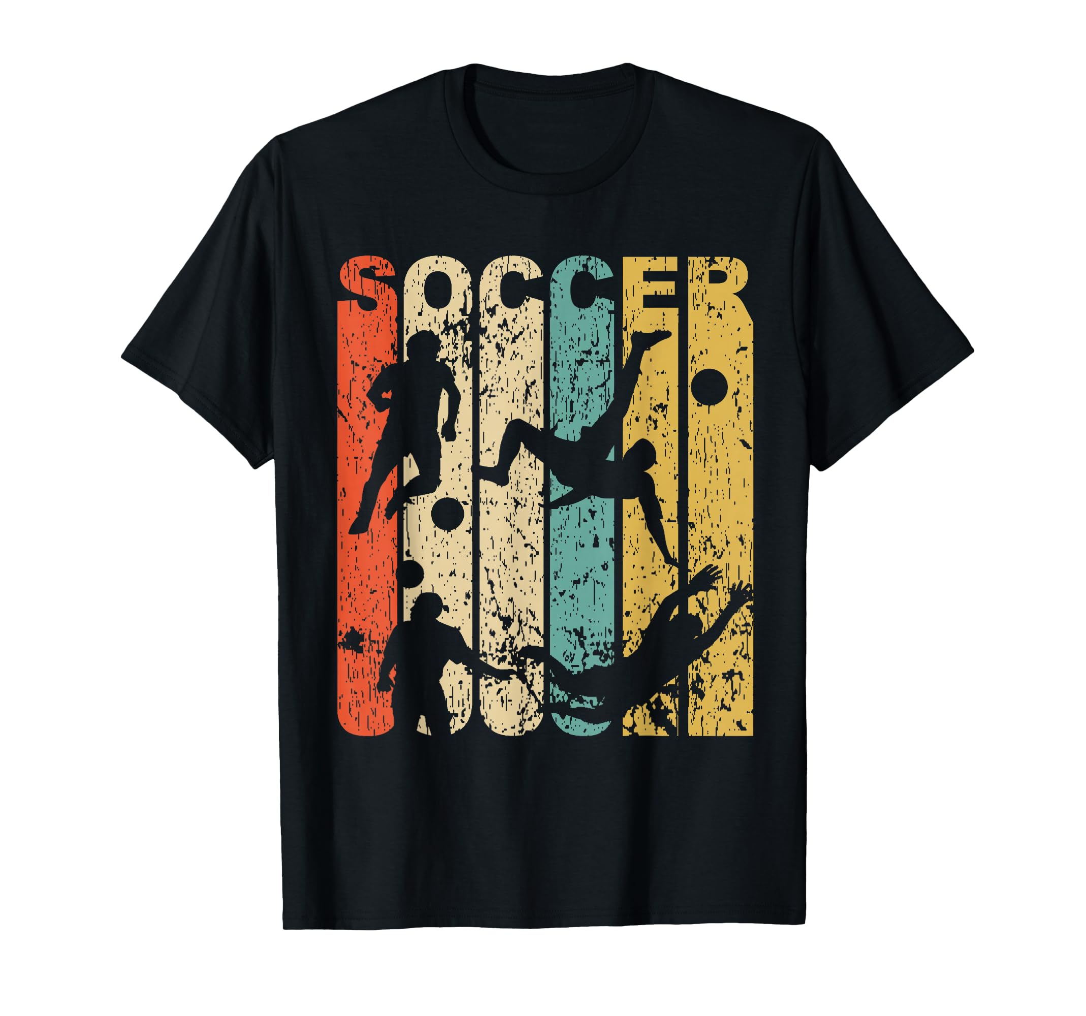 1970S Soccer Distressed T-Shirt - Streetwear Style for Adults - T-Shirt, Sweatshirt, Hoodie