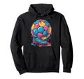Soccer Ball Drip Ice Cream Drip Game Hoodie - Novelty Apparel Men Women - T-Shirt, Sweatshirt, Hoodie