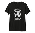 Norfolk Soccer Distressed 90S Tri Blend T-Shirt - Graphic Print for Adults - T-Shirt, Sweatshirt, Hoodie