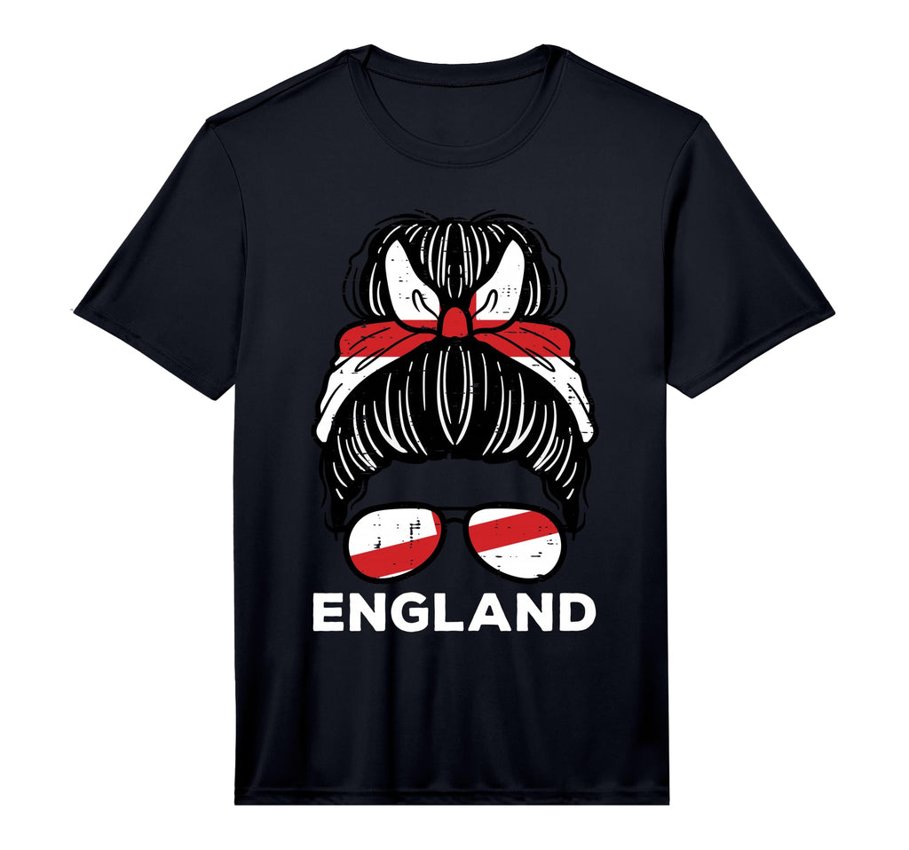 England Flag English Hairbun T-Shirt - Custom Art Print for Adults - T-Shirt, Sweatshirt, Hoodie