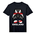 England Flag English Hairbun T-Shirt - Custom Art Print for Adults - T-Shirt, Sweatshirt, Hoodie