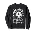Soccer Senior 2027 Stepdad Final Sweatshirt - Minimalist Print Men Women - T-Shirt, Sweatshirt, Hoodie