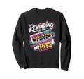 Rewinding To 80S And 90S Cassette Tape Sweatshirt - Graphic Print Unisex - T-Shirt, Sweatshirt, Hoodie