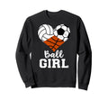 Ball Funny Volleyball Soccer Sweatshirt - Fun Novelty Design Unisex - T-Shirt, Sweatshirt, Hoodie