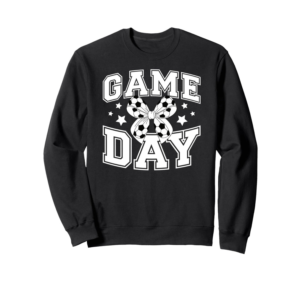 Game Day Coquette Soccer Game Day Sweatshirt - Novelty Apparel for Adults - T-Shirt, Sweatshirt, Hoodie
