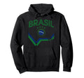 Brazil Gift Flag Brazilian Fan Samba Hoodie - Minimalist Print Men Women - T-Shirt, Sweatshirt, Hoodie