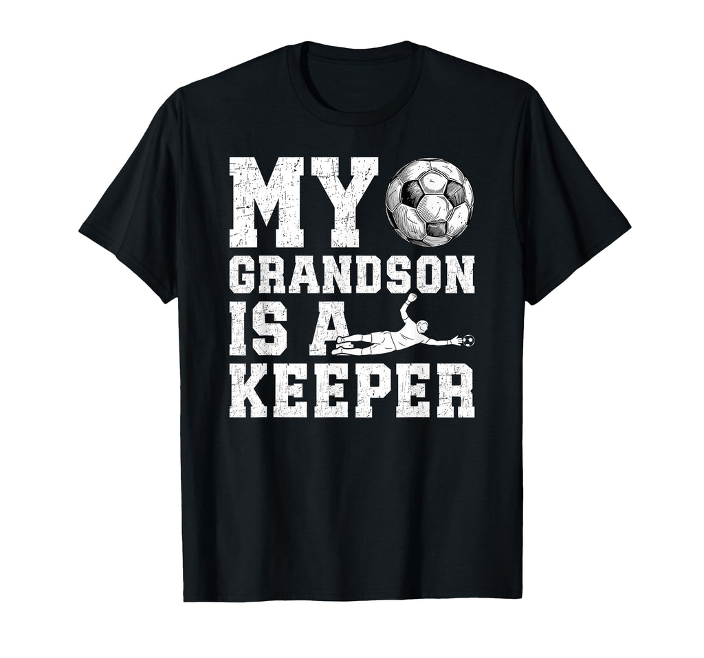 Proud Soccer Keeper Pops Soccer Goalie T-Shirt - Graphic Print for Adults - T-Shirt, Sweatshirt, Hoodie