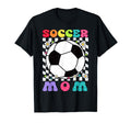 Soccer Mom Colorful Soccer Ball Mama T-Shirt - Casual Everyday Wear Unisex - T-Shirt, Sweatshirt, Hoodie