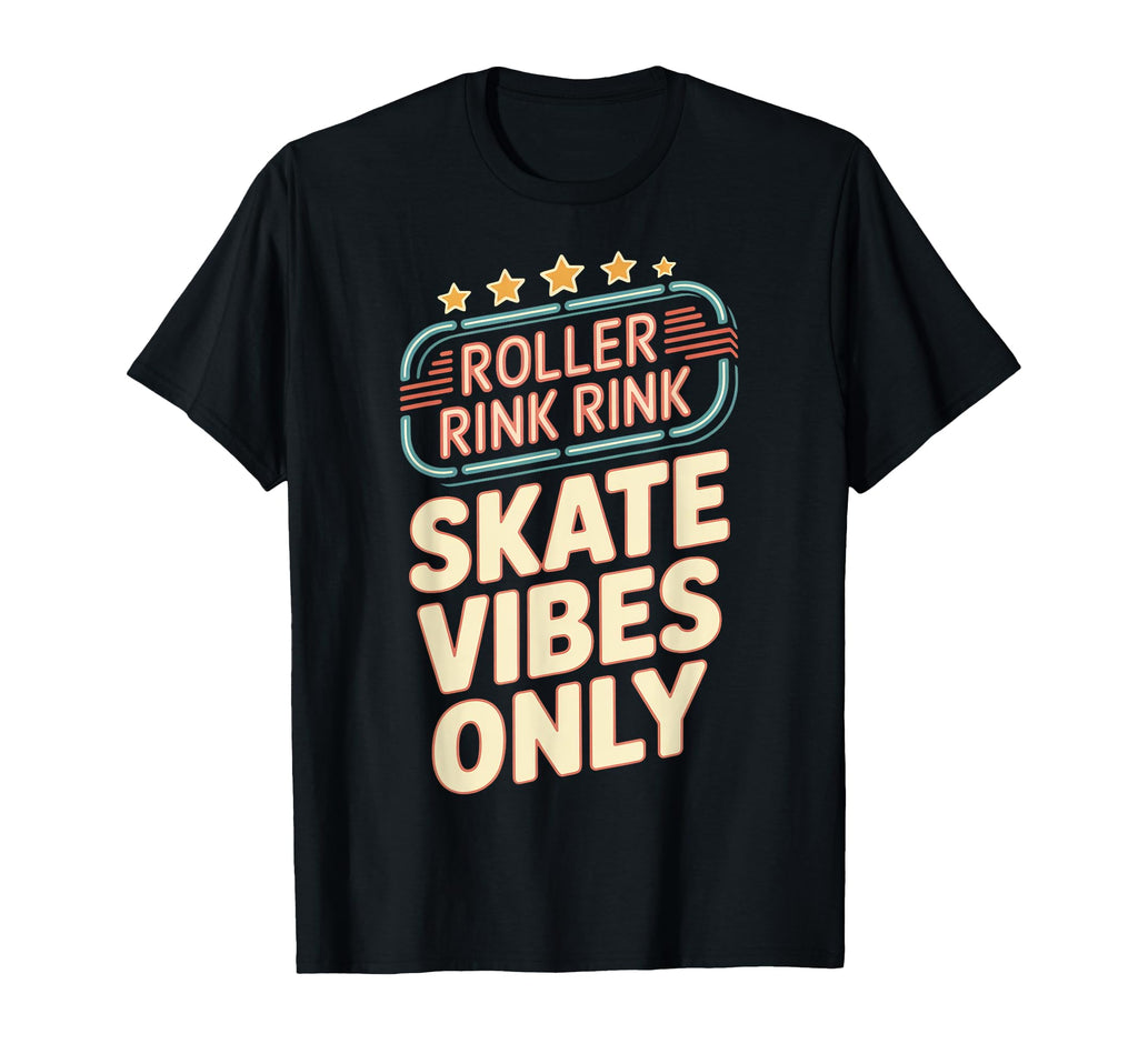 Roller Rink Vibes T-Shirt - Trendy Graphic for Adults - T-Shirt, Sweatshirt, Hoodie